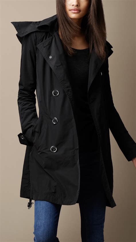 burberry ladies coats jackets|burberry hooded jacket women's.